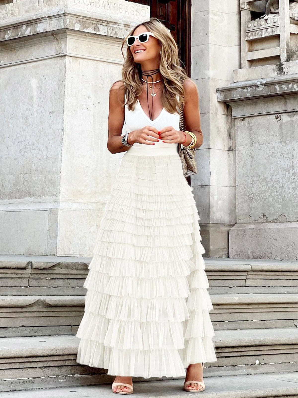 Zaria | Maxi Tulle Skirt