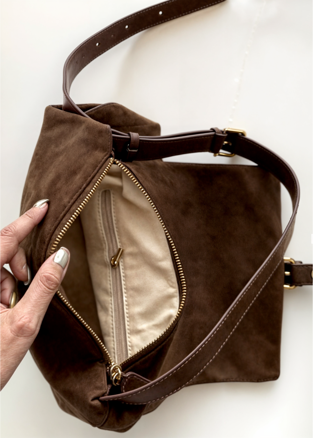 Ciel | Suede Crossbody MM