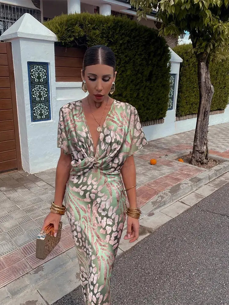 Autumn | Women’s Elegant Wrap Dress with Flattering Silhouette & Luxe Feel