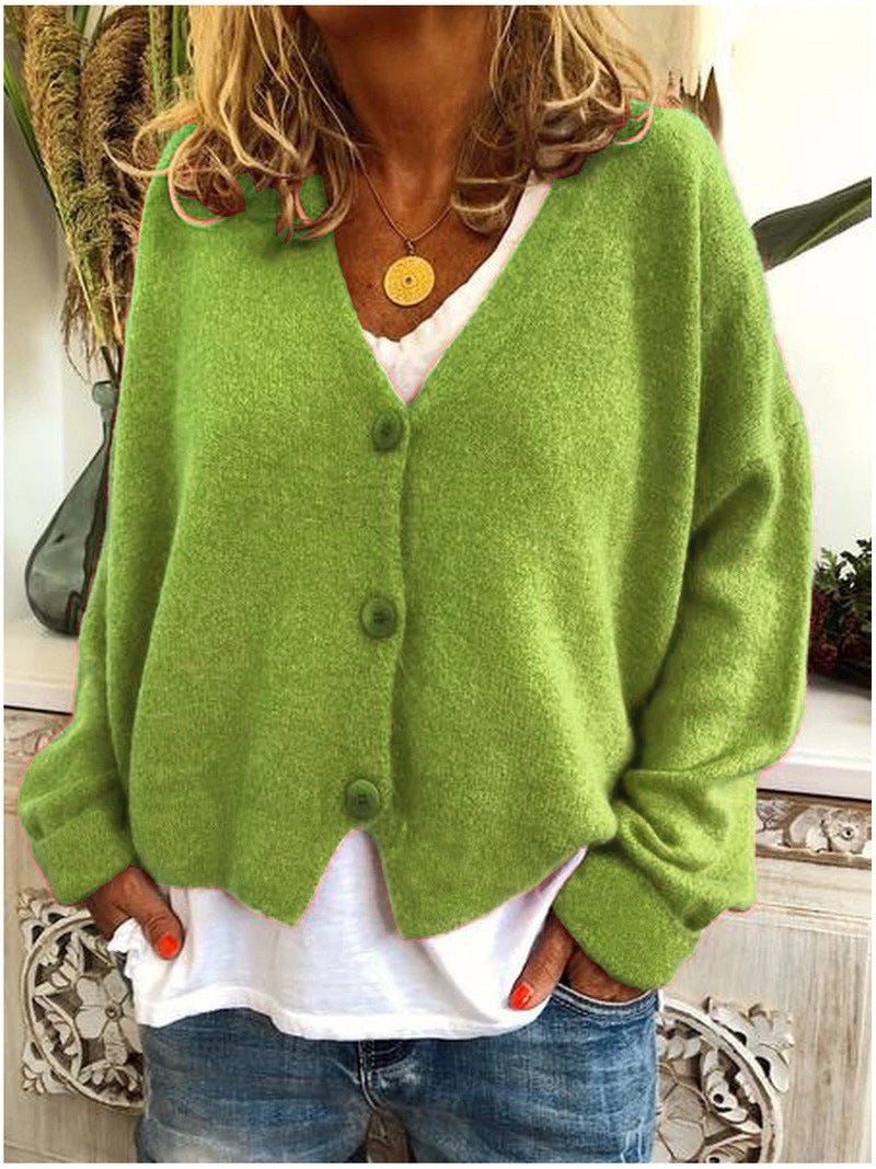 Alexis | Cozy V-Neck Buttoned Cardigan