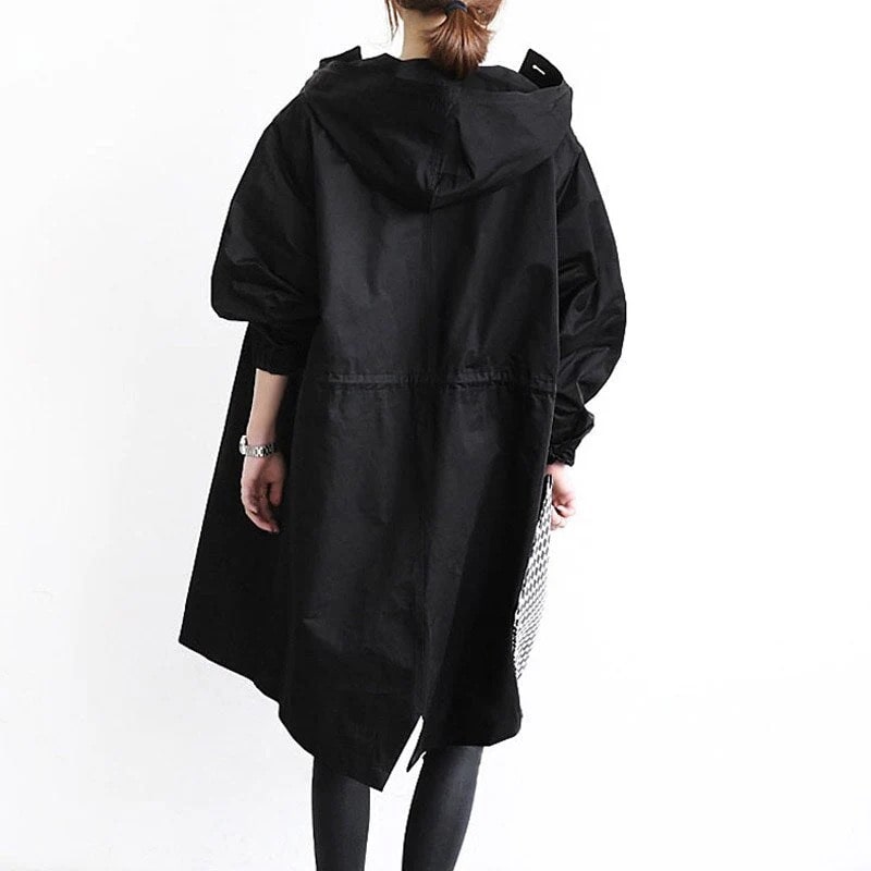 Lilah | Women’s Elegant Trench Coat with Water‑Repellent Fabric & Relaxed Fit