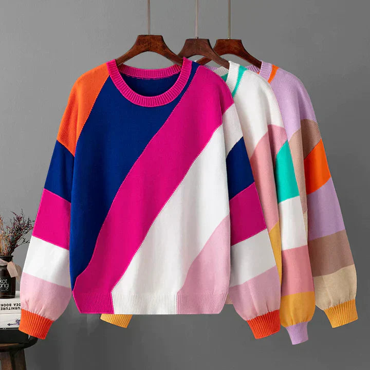 Elsie | Colorful Striped Sweater