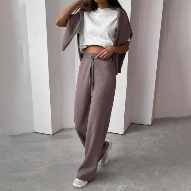 Hazel | Women’s Turtleneck Sweater Set for Cozy Everyday Casual Style