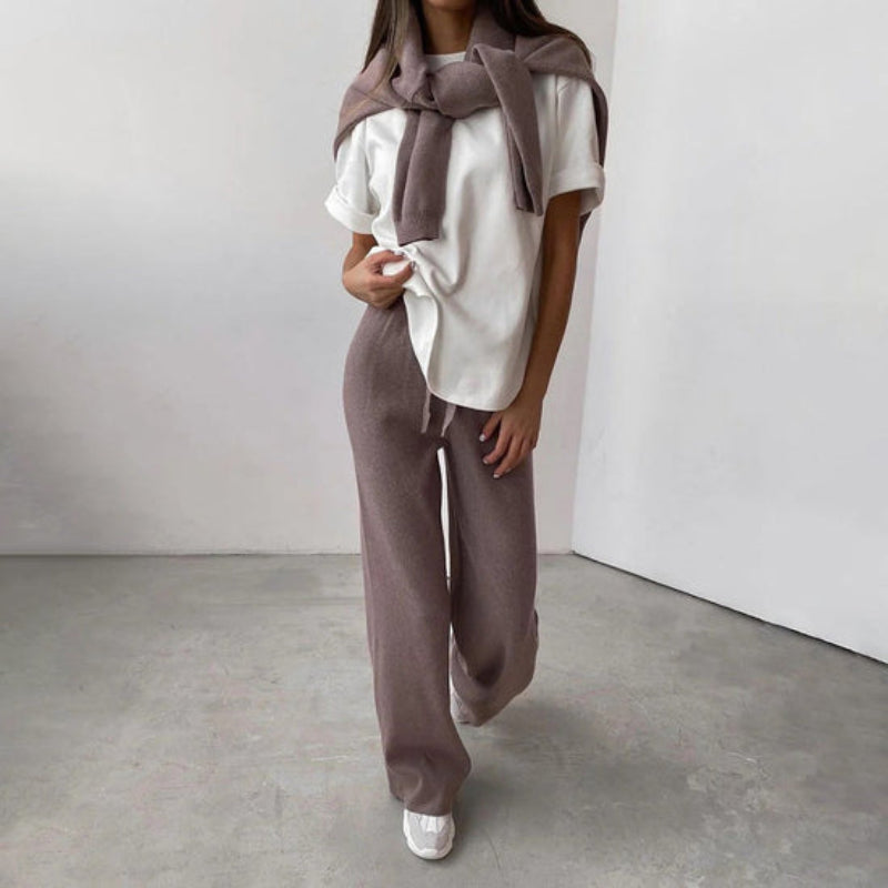 Hazel | Women’s Turtleneck Sweater Set for Cozy Everyday Casual Style