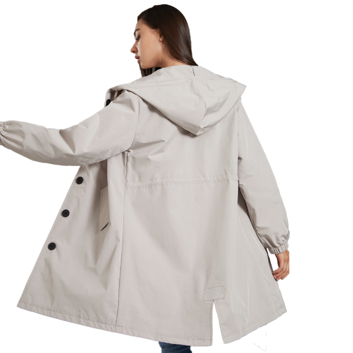 Lilah | Women’s Casual Waterproof Rain Jacket with Hood