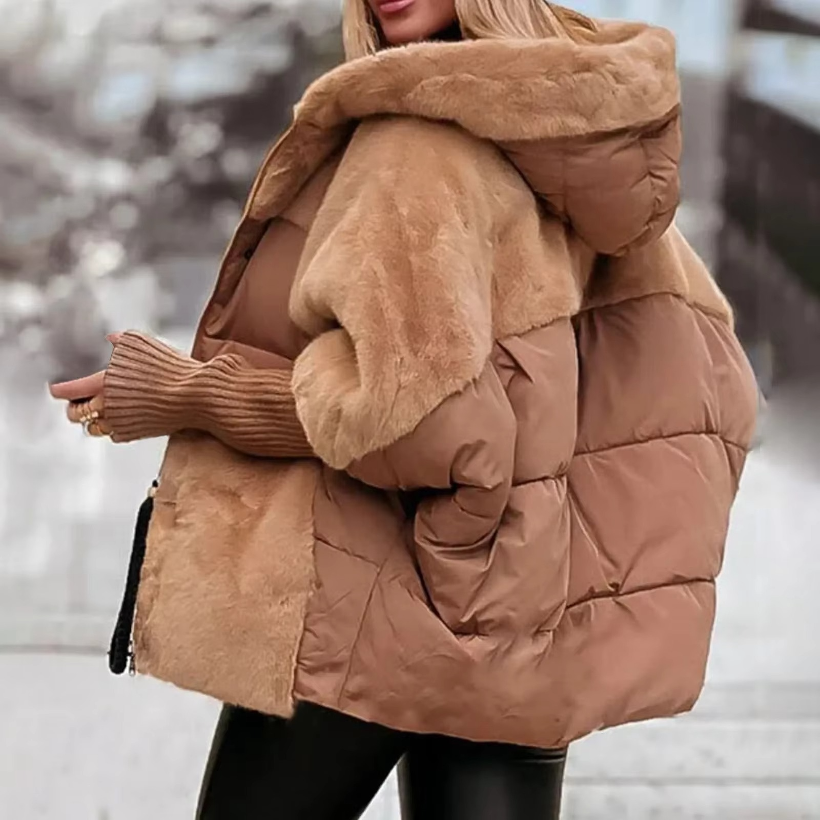 Francesca | Women’s Warm Winter Jacket with Chic Solid Design