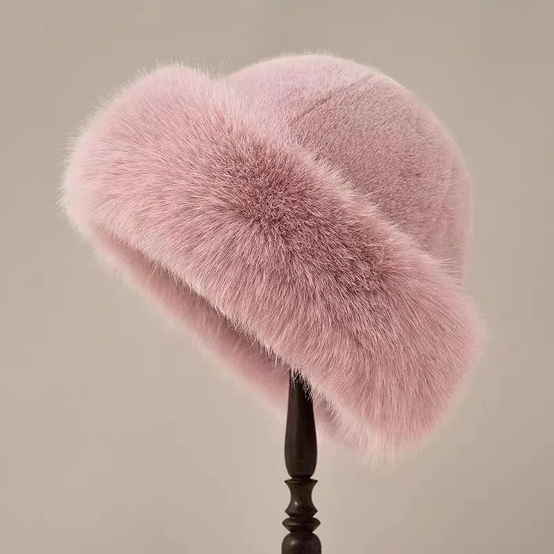 Nova | Faux Fur Winter Hat Stay Warm in Luxe Style
