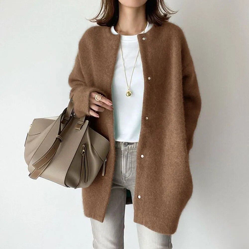 Lyla | Women’s Knitted Cardigan with Classic Button Closure
