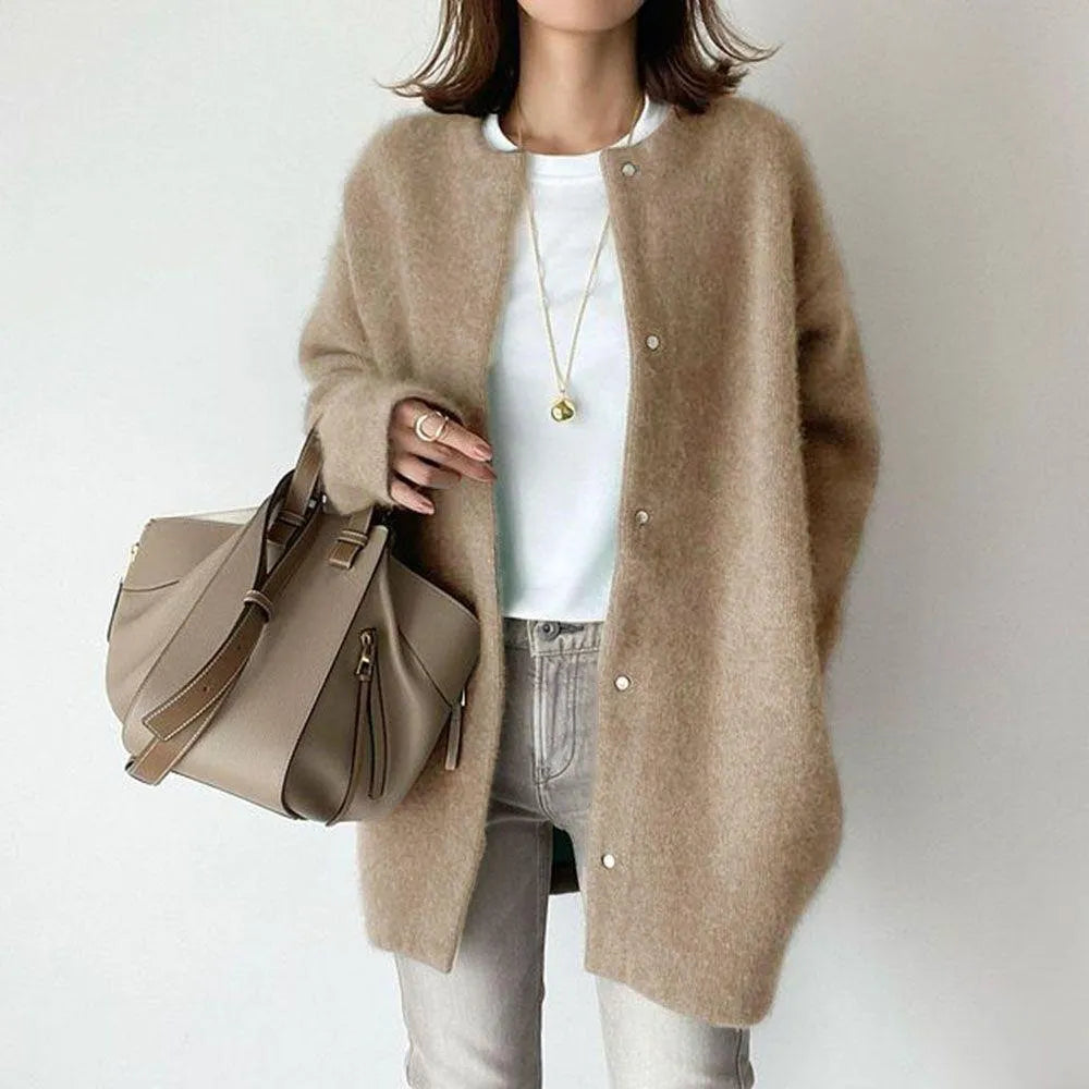 Lyla | Women’s Knitted Cardigan with Classic Button Closure
