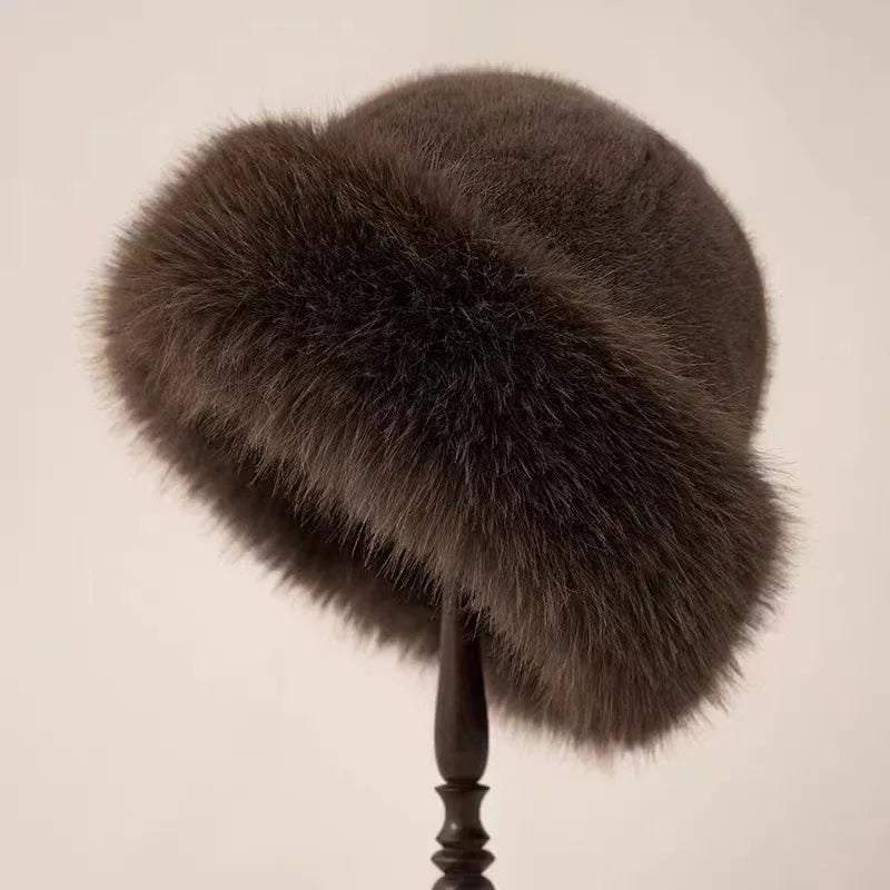 Nova | Faux Fur Winter Hat Stay Warm in Luxe Style