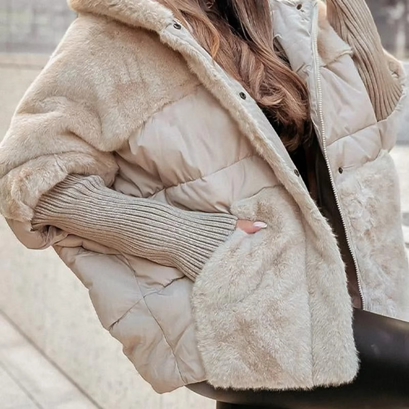 Francesca | Women’s Warm Winter Jacket with Chic Solid Design
