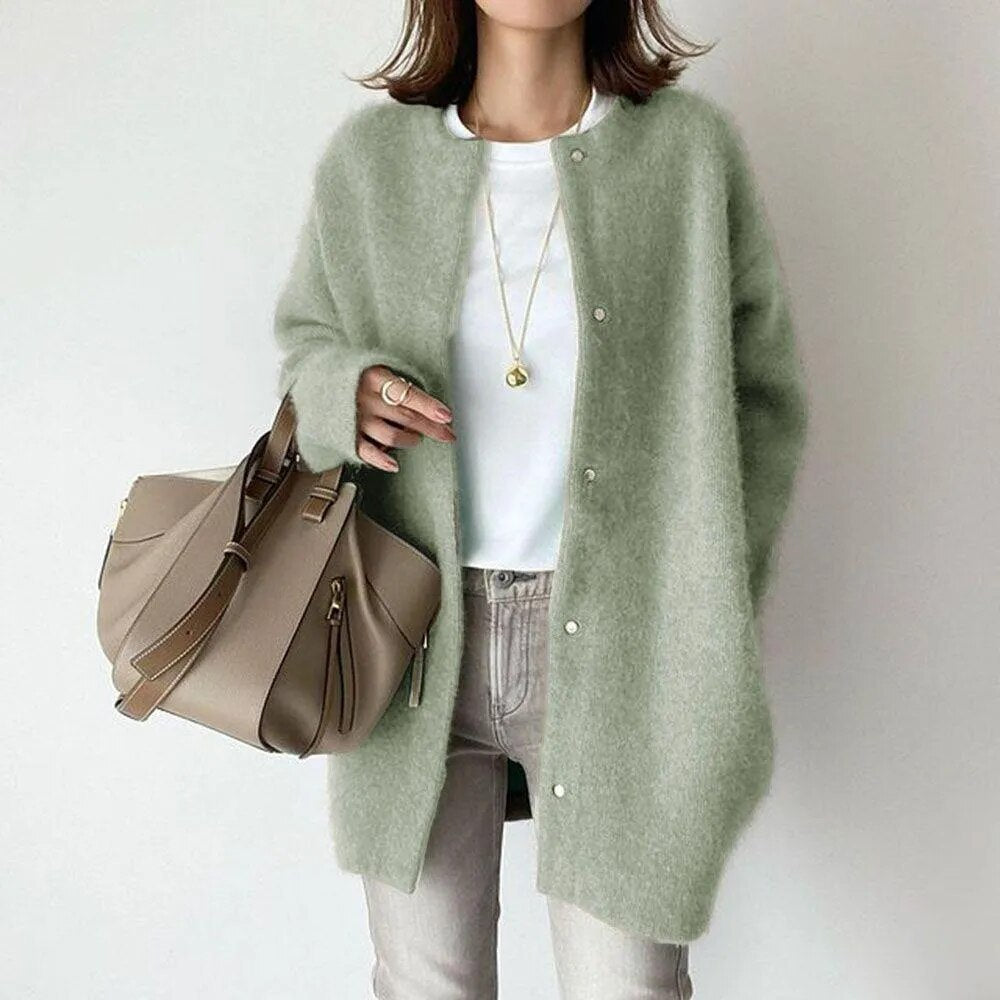 Lyla | Women’s Knitted Cardigan with Classic Button Closure