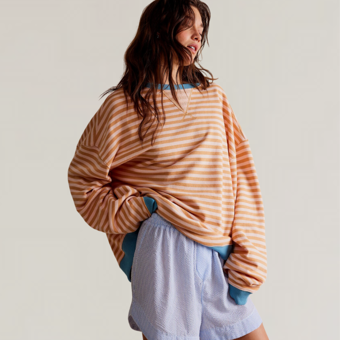 Zoe | Oversized Striped Sweater
