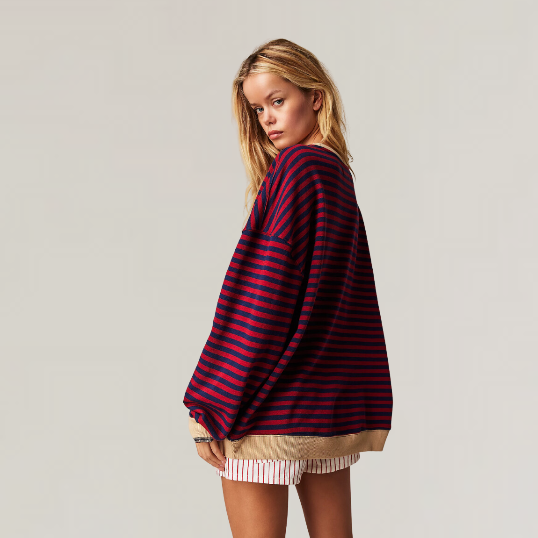 Zoe | Oversized Striped Sweater