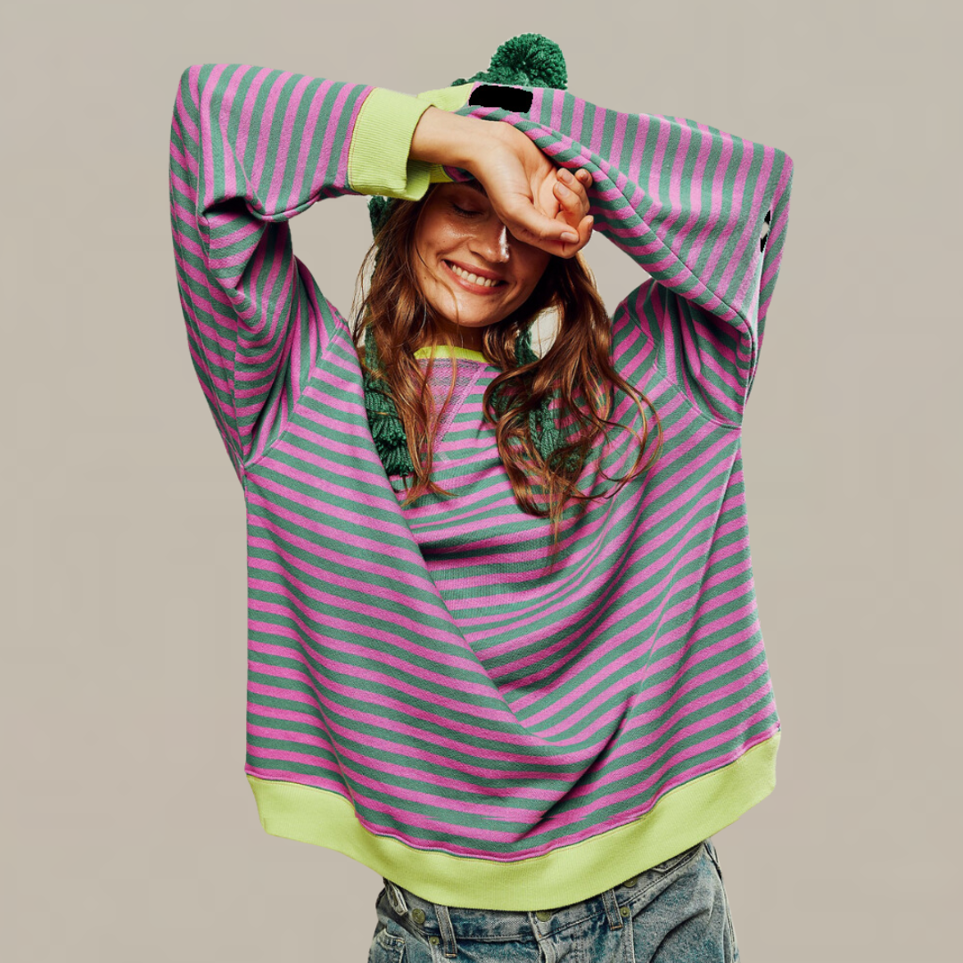 Zoe | Oversized Striped Sweater