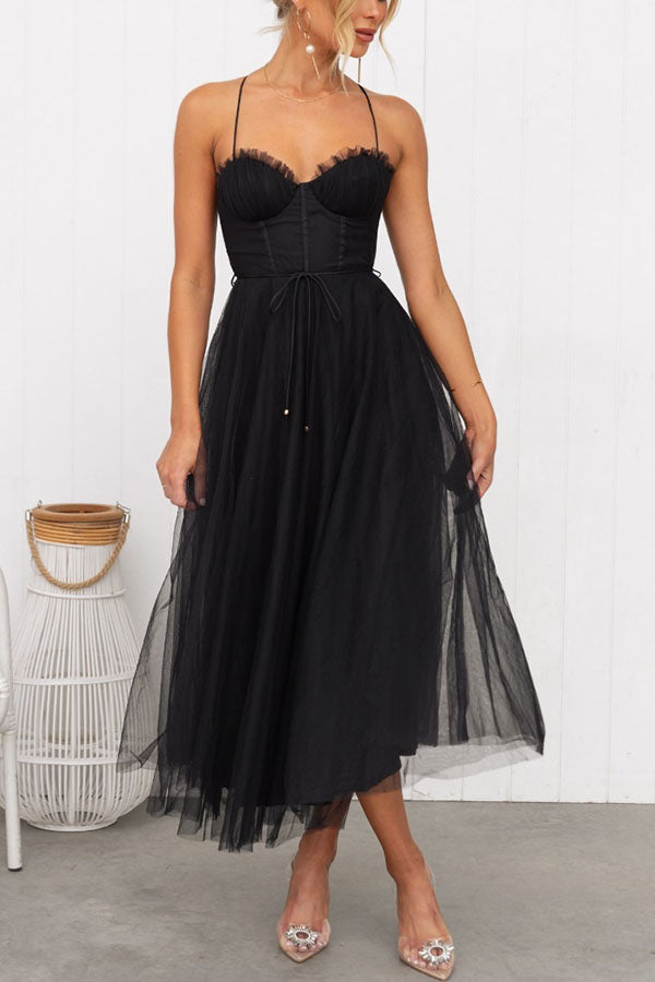 Elsie | Women’s Elegant Flowy Maxi Dress with Sleeveless Design and Lightweight Chiffon