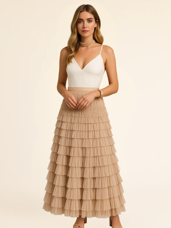 Zaria | Maxi Tulle Skirt