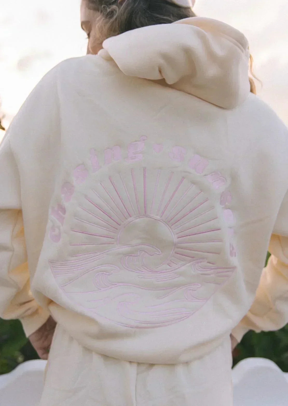 Lumi | Oversized Comfy Hoodie with Tropical Design