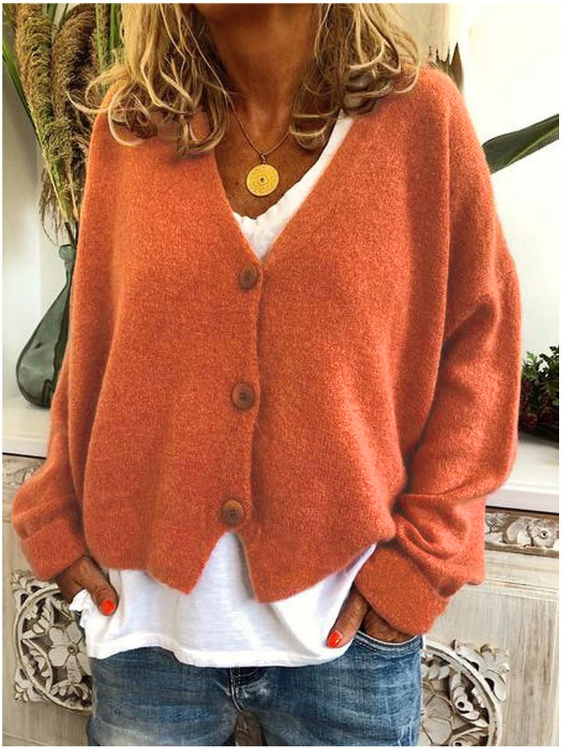 Alexis | Cozy V-Neck Buttoned Cardigan