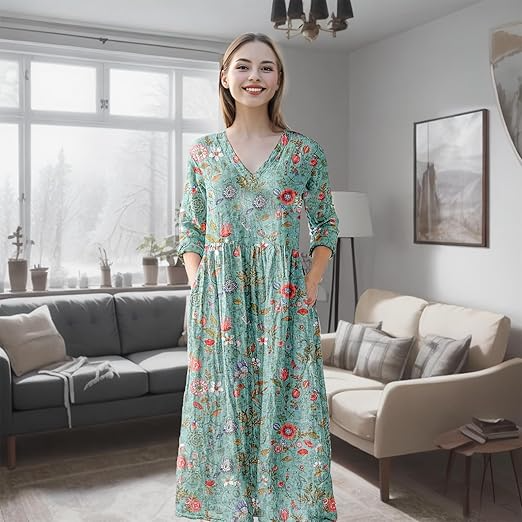 Hallie | Women’s Floral Smocked Midi Dress