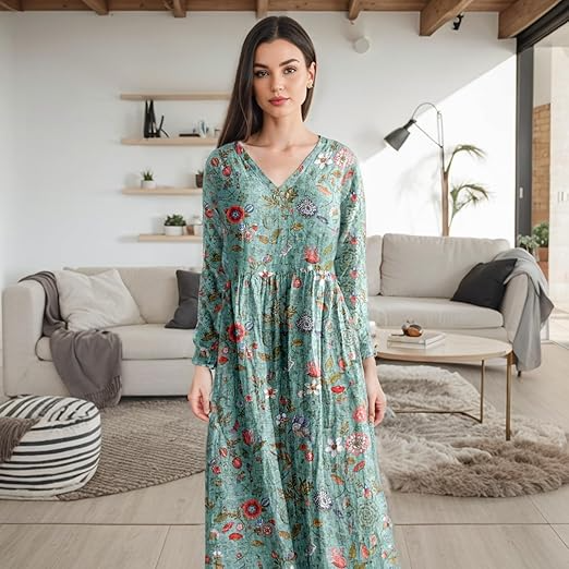 Hallie | Women’s Floral Smocked Midi Dress