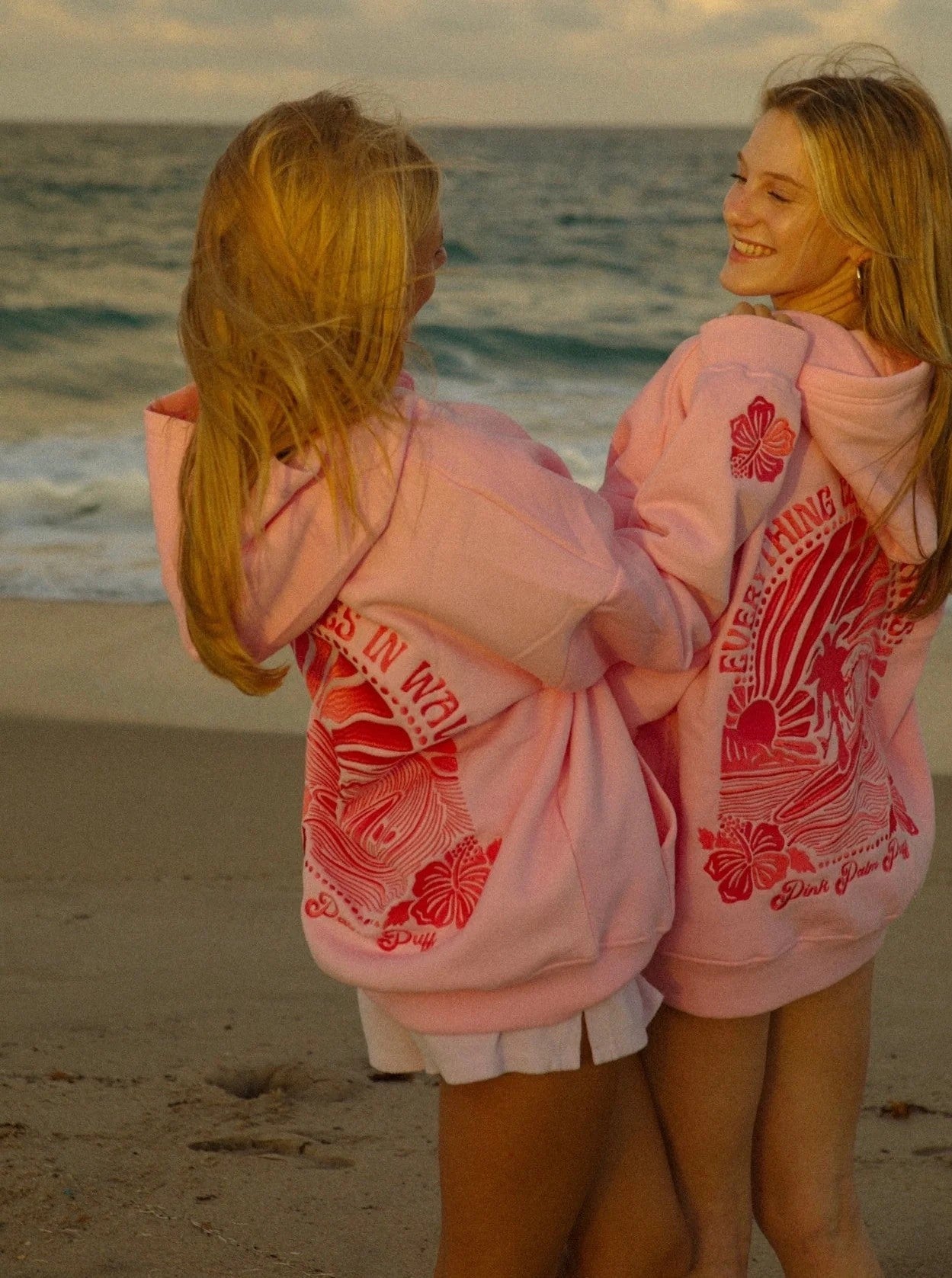 Lumi | Oversized Comfy Hoodie with Tropical Design