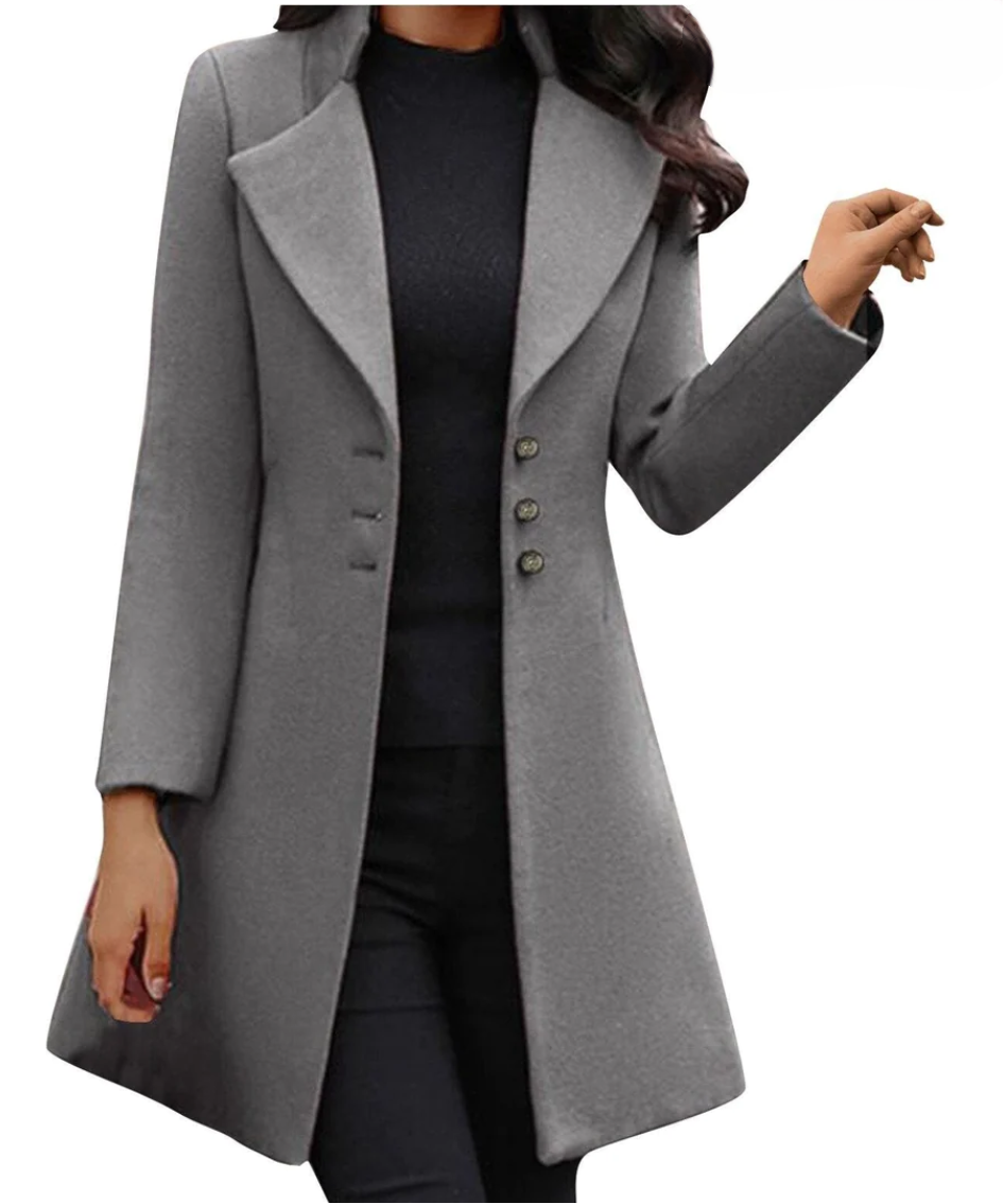 Pippa | Women’s Elegant Italian Trench Coat with Classic Mid-Length Fit