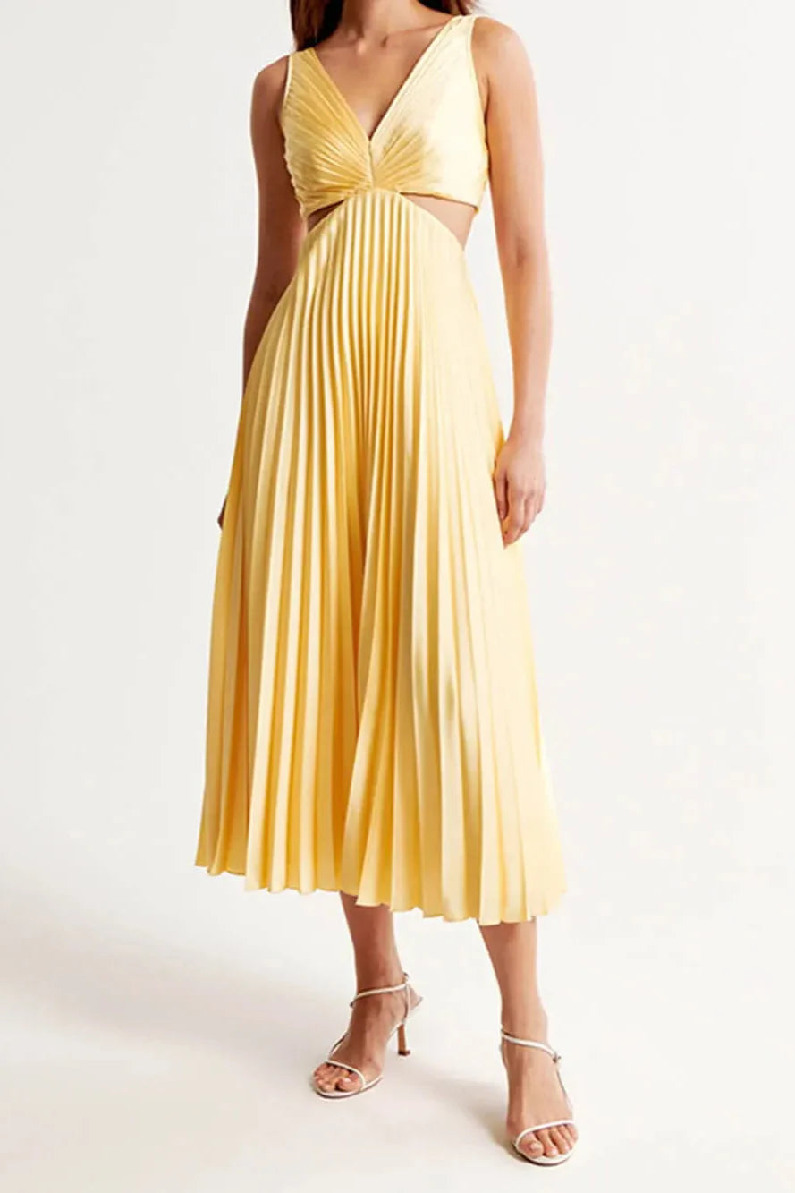 Nikki | Women’s Pleated Layered Evening Dress