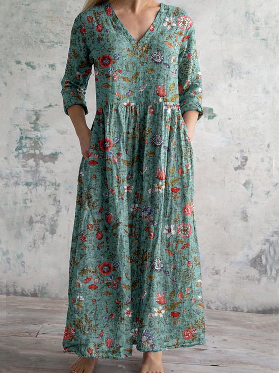 Hallie | Women’s Floral Smocked Midi Dress