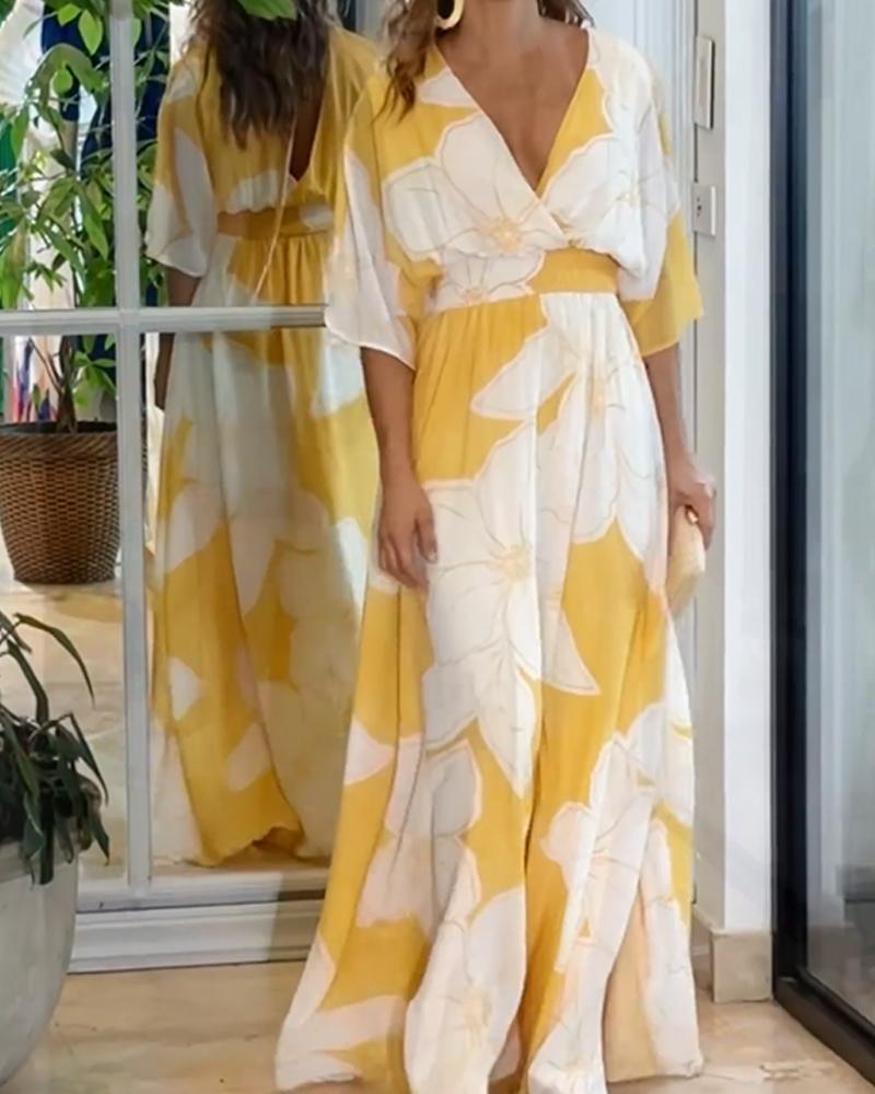 Luna | Women’s Floral Harmony Maxi Dress