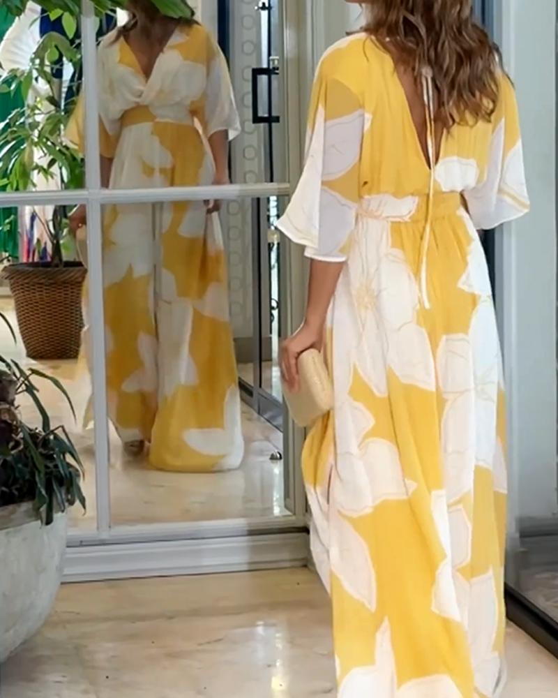 Luna | Women’s Floral Harmony Maxi Dress