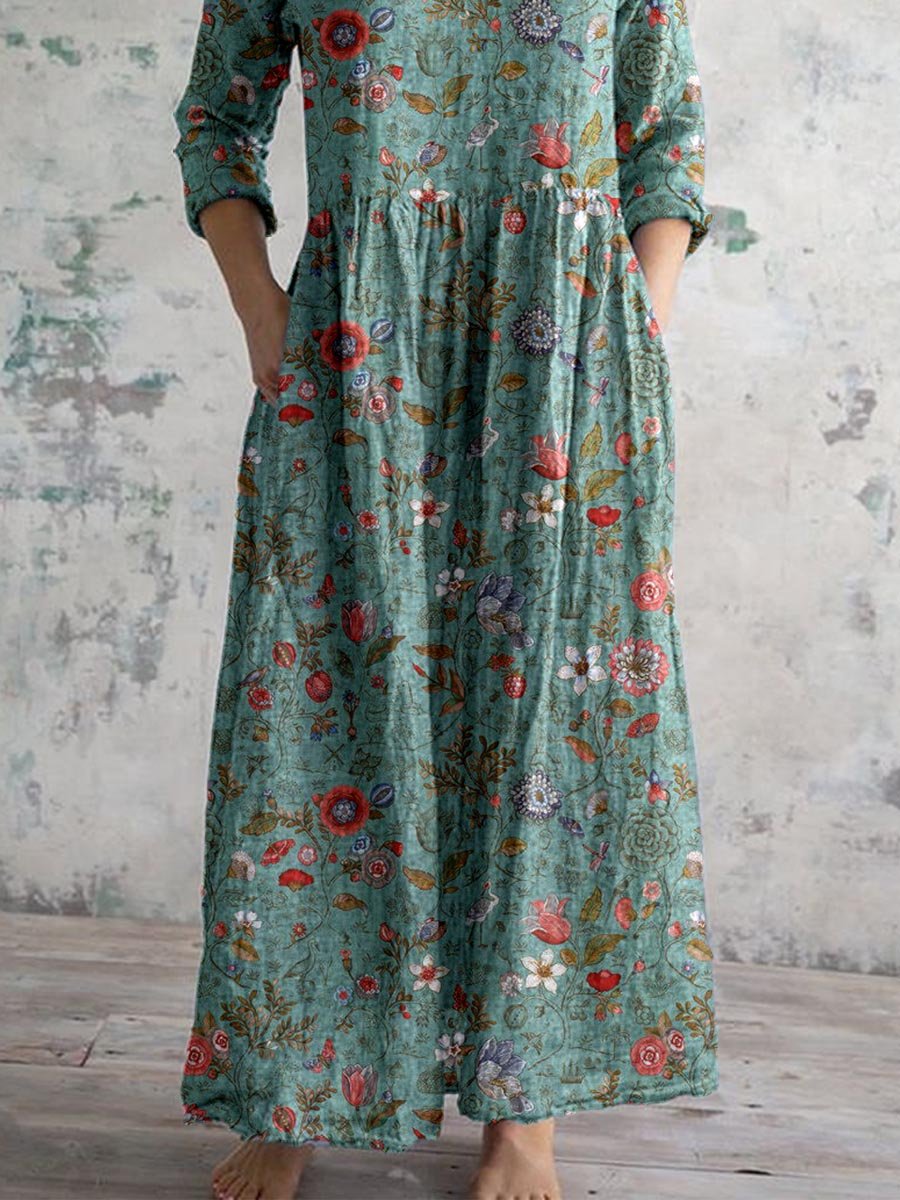 Hallie | Women’s Floral Smocked Midi Dress