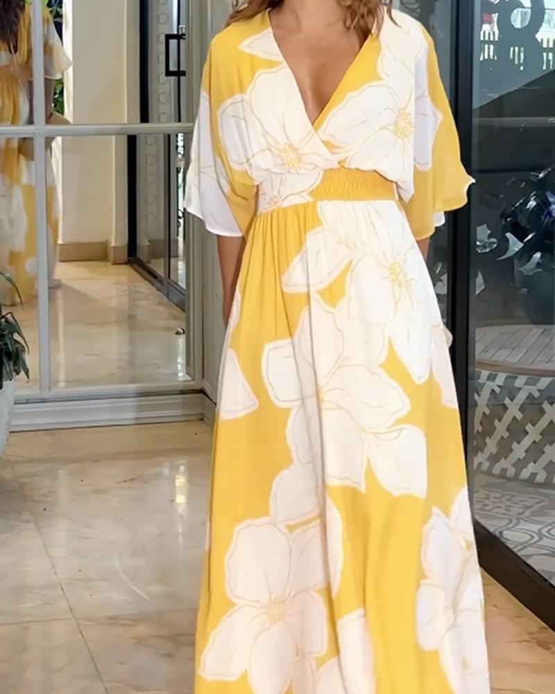 Luna | Women’s Floral Harmony Maxi Dress