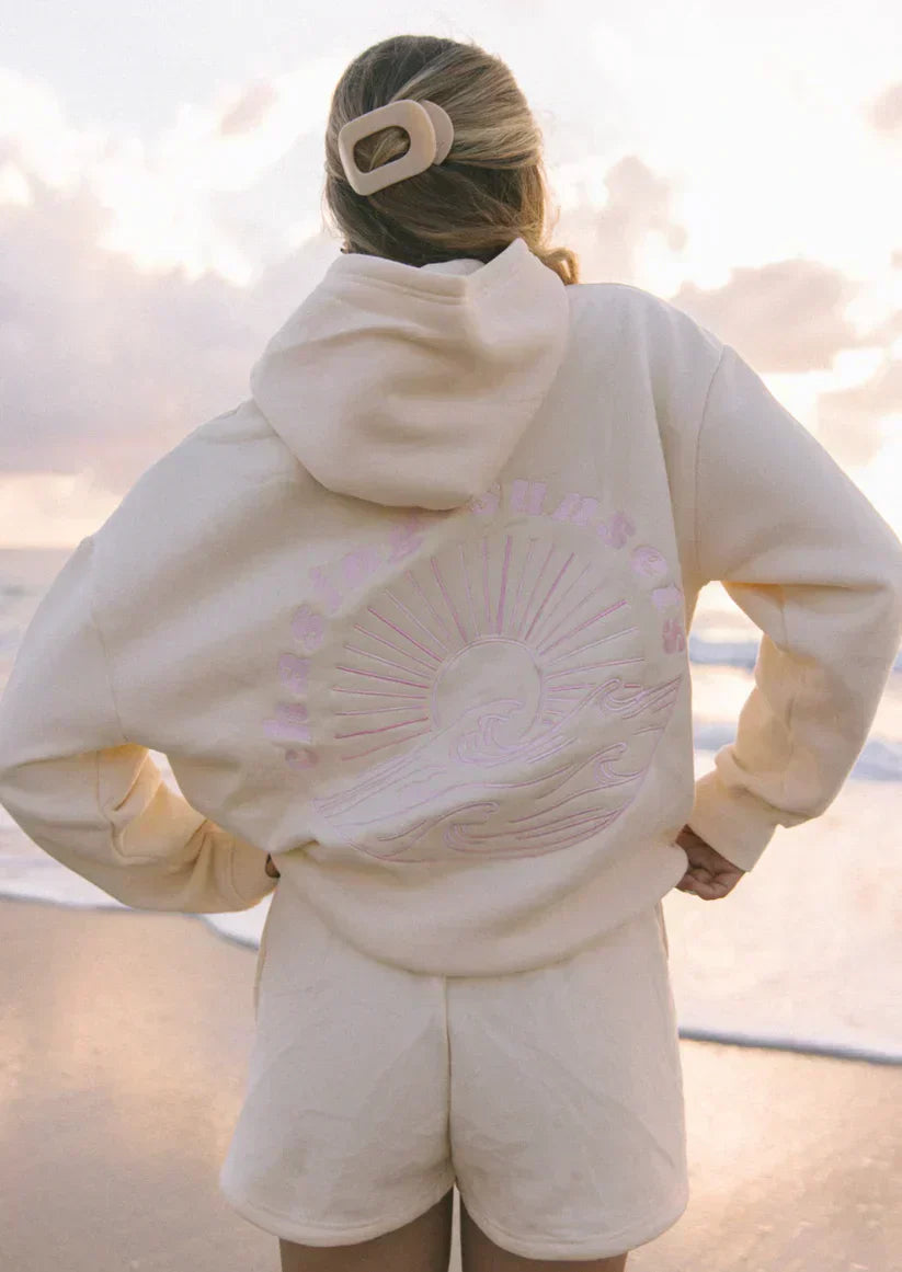 Lumi | Oversized Comfy Hoodie with Tropical Design