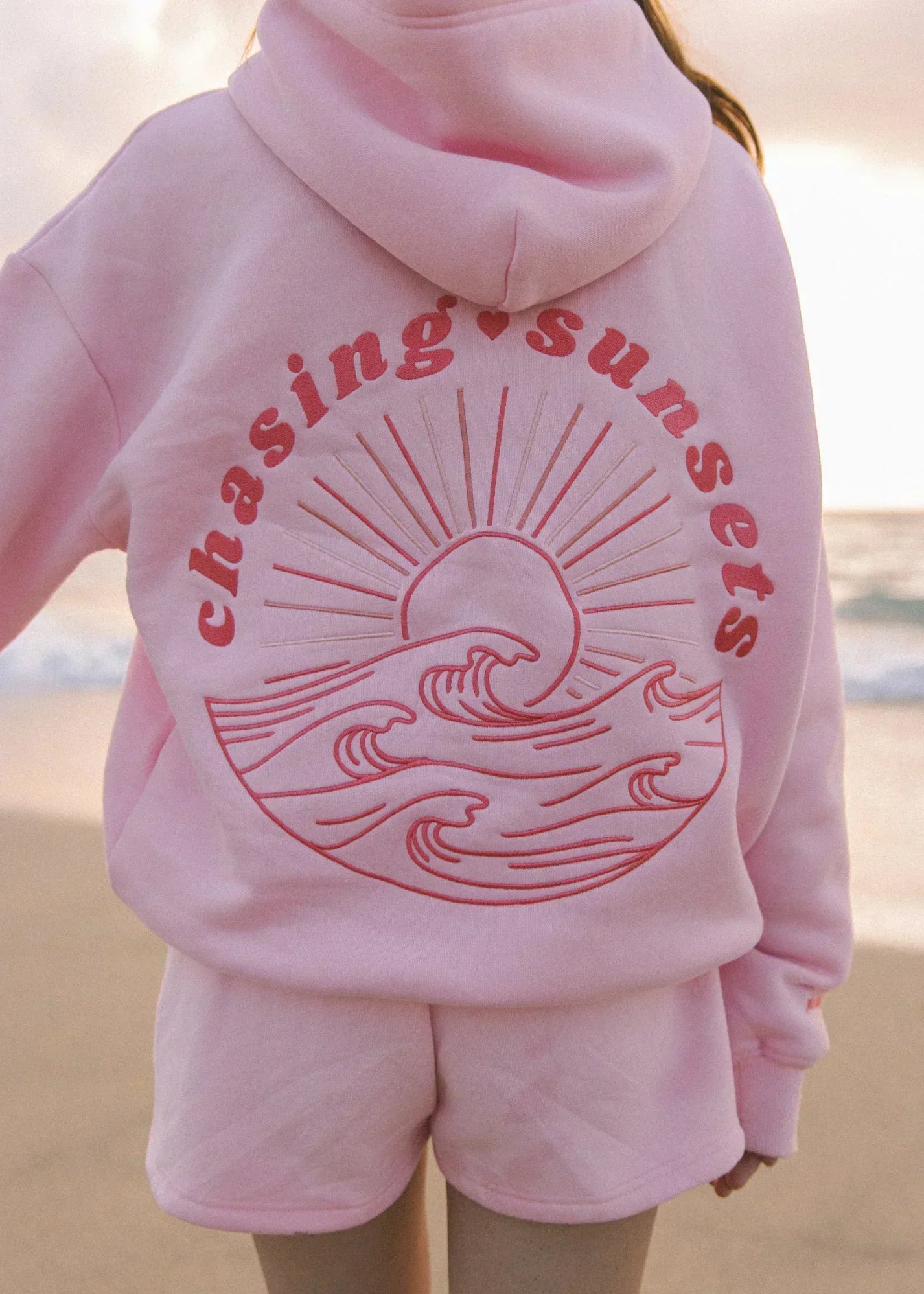 Lumi | Oversized Comfy Hoodie with Tropical Design