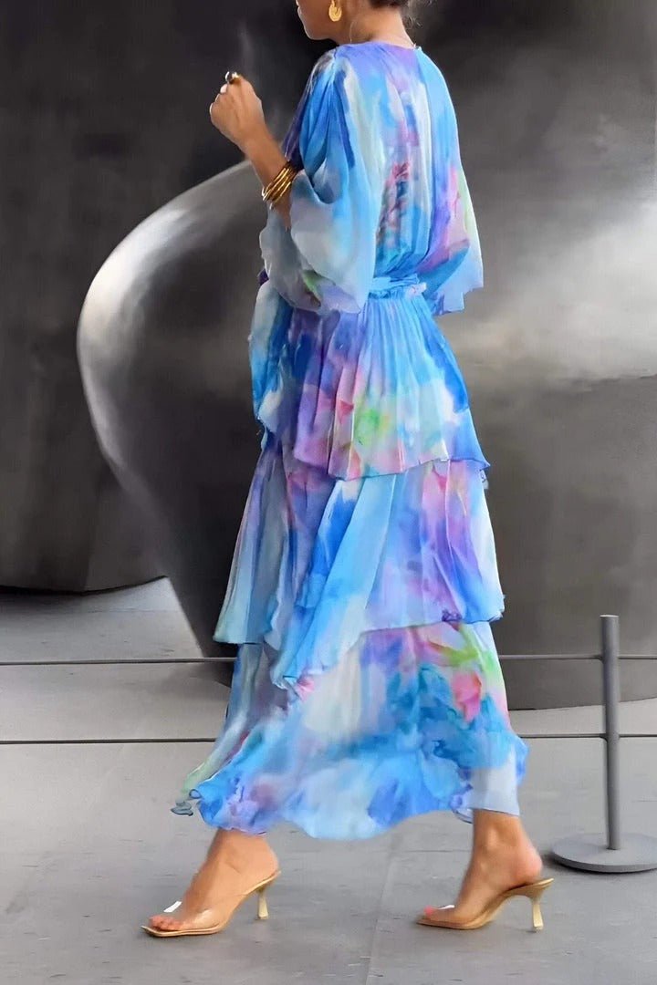Sienna | Women’s Multi‑Colour Flowing Maxi Dress for Warm‑Weather Elegance