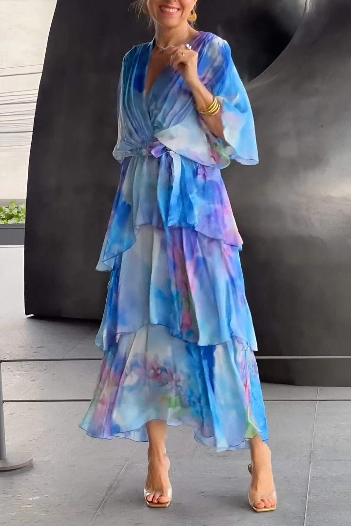 Sienna | Women’s Multi‑Colour Flowing Maxi Dress for Warm‑Weather Elegance