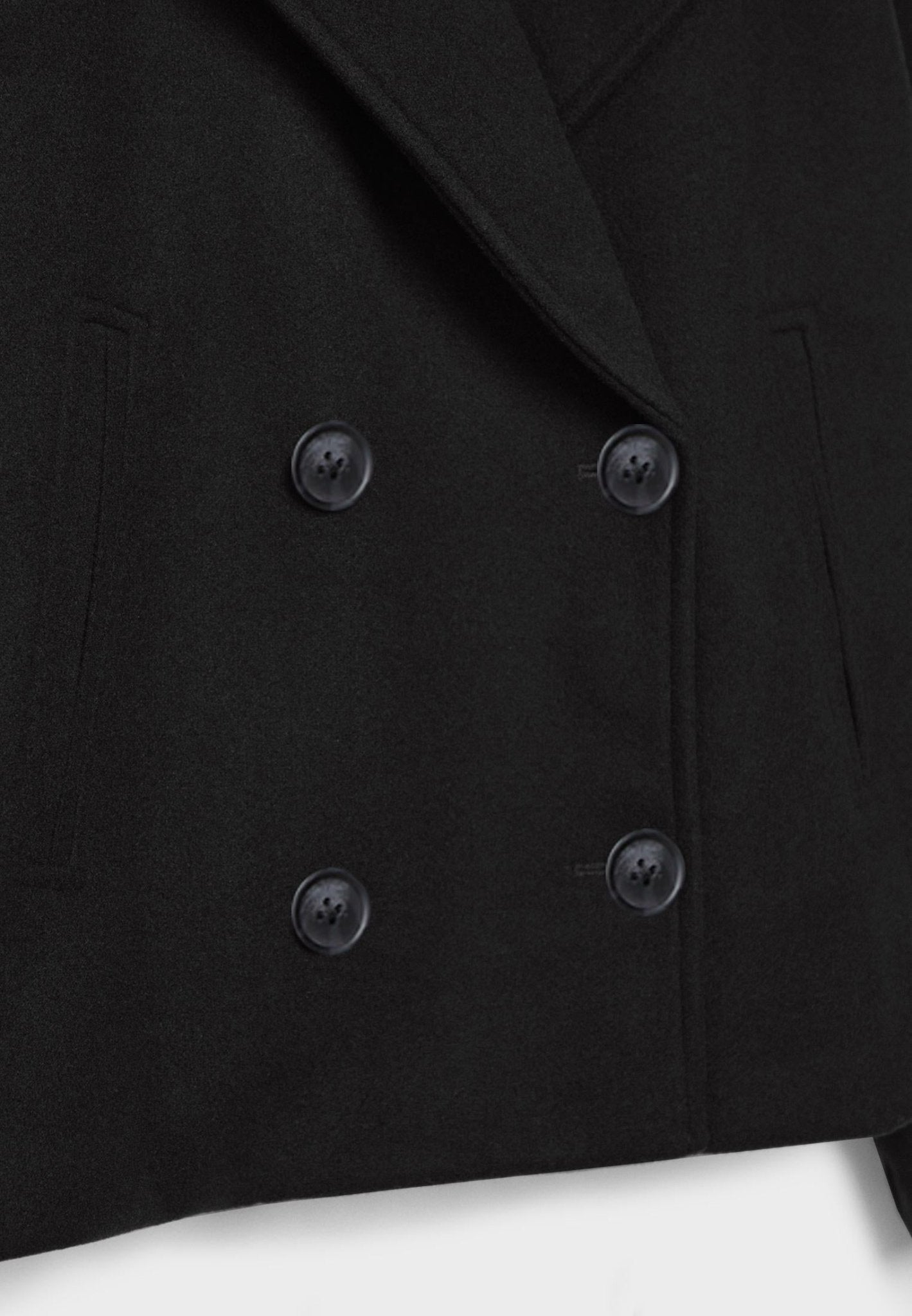 Maizie | Women’s Cropped Double-Breasted Jacket with Structured Fit & Lapel Collar