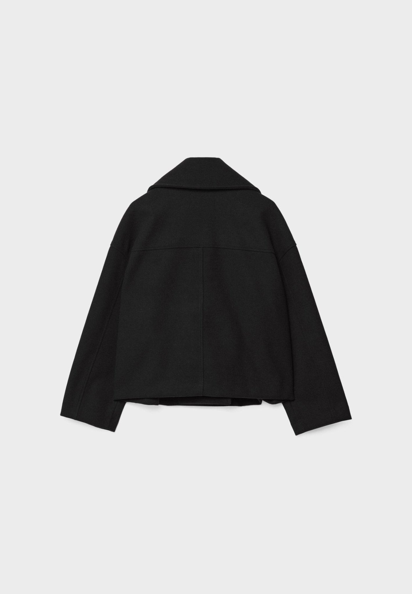 Maizie | Women’s Cropped Double-Breasted Jacket with Structured Fit & Lapel Collar