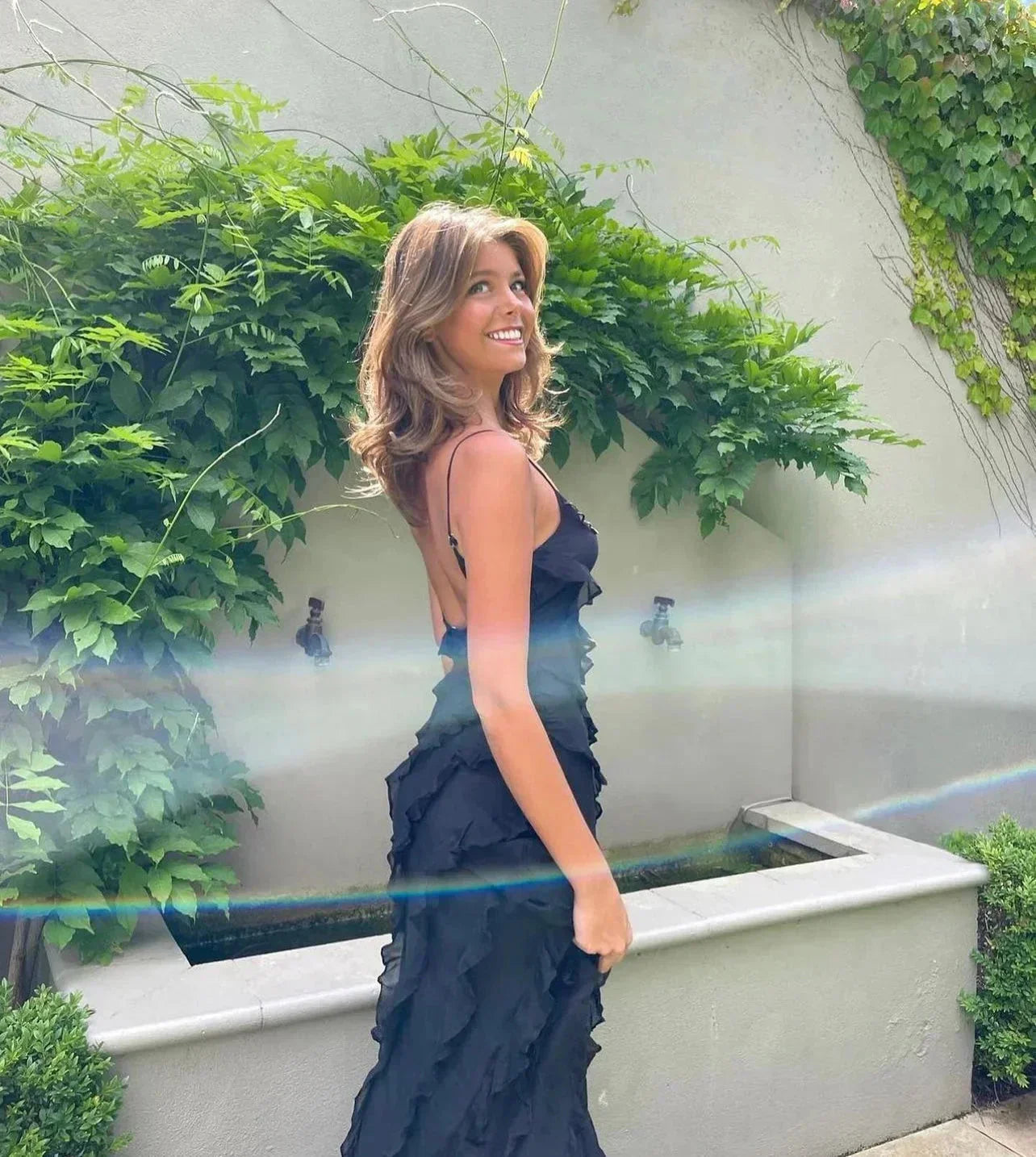 Kiara | Women’s Elegant Ruffled Maxi Dress for Evening Events